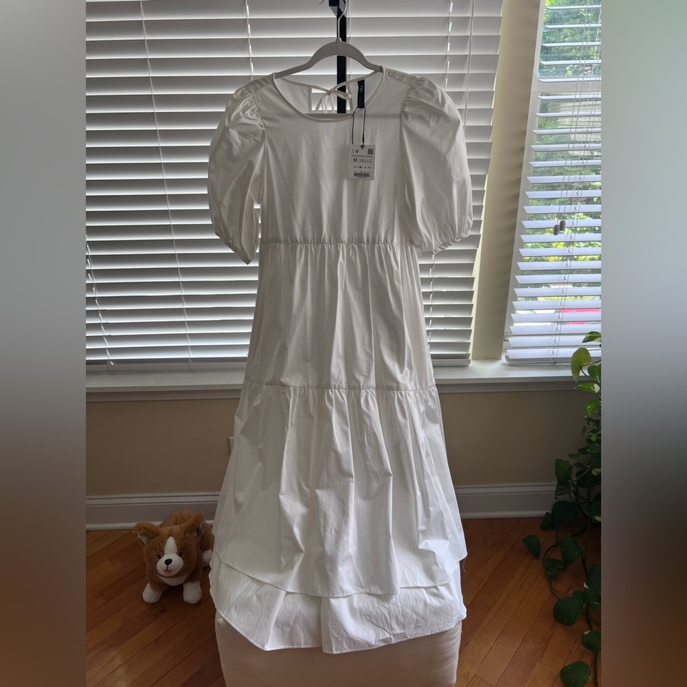 Zara White Dress